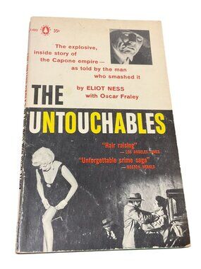 Vintage The Untouchables Eliot Ness 1960 Paperback 1st Edition Al Capone